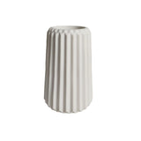 Florero Adamaris Blanco 7x15cm de 0.37 Litros con Acabado Mate - Jardineria | Bylmo