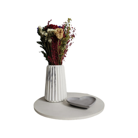 Florero Adamaris Mármol Negro 7x15cm de 0.37 Litros con Acabado Mate - Jardineria | Bylmo