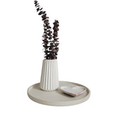 Florero Adamaris Mármol Rosa 7x15cm de 0.37 Litros con Acabado Mate - Jardineria | Bylmo