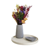 Florero Adamaris Gris 7x15cm de 0.37 Litros con Acabado Mate - Jardineria | Bylmo