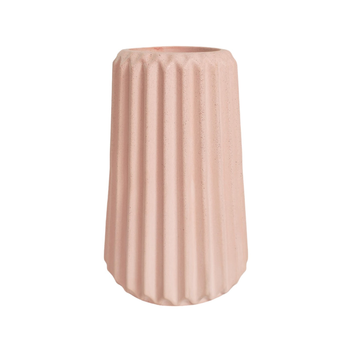 Florero Adamaris Palo de Rosa 7x15cm de 0.37 Litros con Acabado Mate - Jardineria | Bylmo