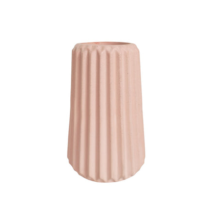 Florero Adamaris Palo de Rosa 7x15cm de 0.37 Litros con Acabado Mate - Jardineria | Bylmo