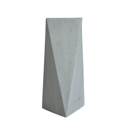 Florero Alice Gris 7x20cm de 0.37 Litros con Acabado Mate - Jardineria | Bylmo