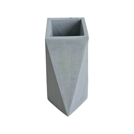 Florero Alice Gris 7x20cm de 0.37 Litros con Acabado Mate - Jardineria | Bylmo