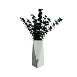 Florero Alice Mármol Negro 7x20cm de 0.37 Litros con Acabado Mate - Jardineria | Bylmo