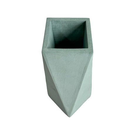 Florero Alice Verde Oliva 7x20cm de 0.37 Litros con Acabado Mate - Jardineria | Bylmo
