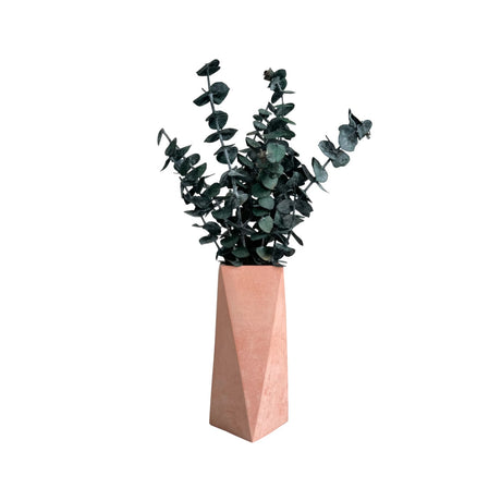 Florero Alice Palo de Rosa 7x20cm de 0.37 Litros con Acabado Mate - Jardineria | Bylmo