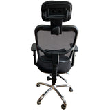 Silla Gerencial Redentor Pro Negro 47x113cm Reclinable con Soporte Lumbar y Apoya Cabezas - SILLAS DE OFICINA | Bylmo