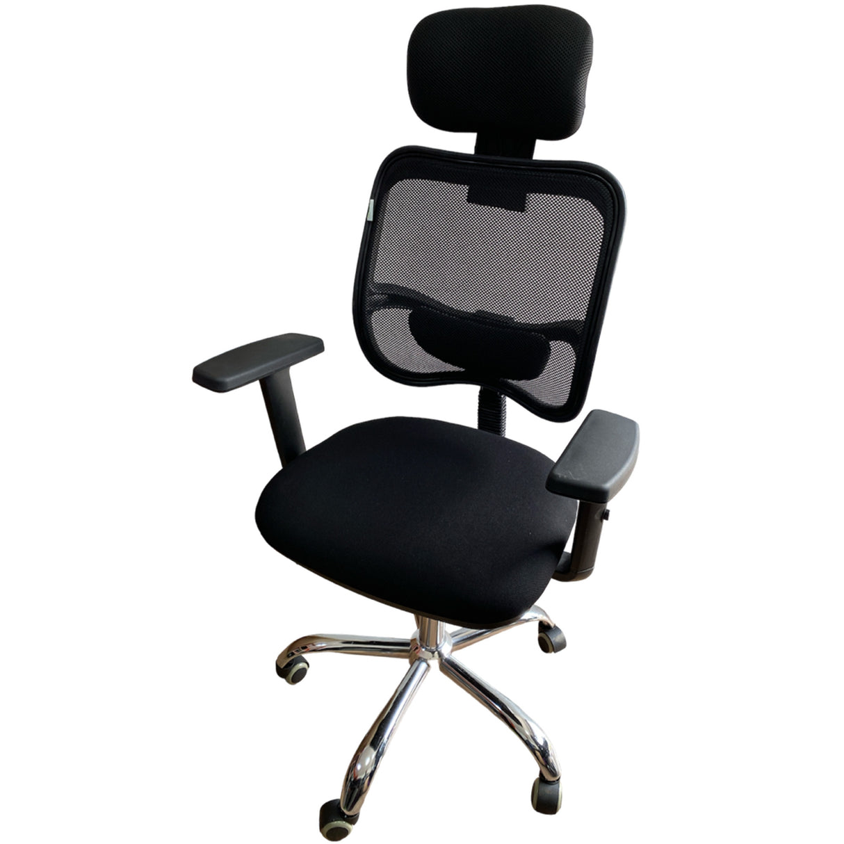 Silla Gerencial Redentor Pro Negro 47x113cm Reclinable con Soporte Lumbar y Apoya Cabezas - SILLAS DE OFICINA | Bylmo