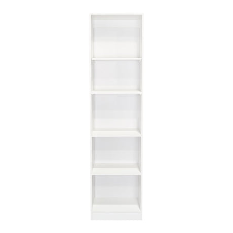 Estantería Home Blanco 45x181cm con Cinco Compartimientos