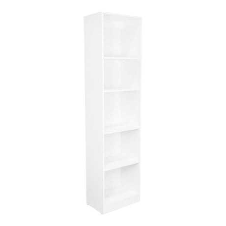 Estantería Home Blanco 45x181cm con Cinco Compartimientos