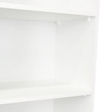 Estantería Home Blanco 45x181cm con Cinco Compartimientos - Bibliotecas y Estanterías | Bylmo