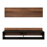 Panel de TV Classic Caramelo 138x135cm Para TV Hasta 60 Pulgadas sin Cajones - Muebles de TV | Bylmo