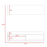 Panel de TV Classic Caramelo 138x135cm Para TV Hasta 60 Pulgadas sin Cajones - Muebles de TV | Bylmo