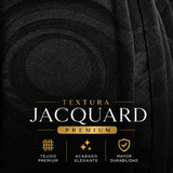 Cortina Jacquard Negro 280x200cm de Figuras