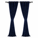 Cortina Jacquard Azul 280x200cm de Figuras