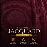 Cortina Jacquard Vinotinto 280x200cm de Figuras