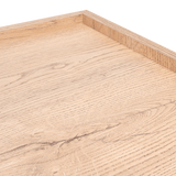 Mesa de Noche Flotante Boa Macadamia 35x25cm con Un Cajón - Mesas de Noche | Bylmo