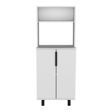 Alacena Oshawa 2 Puertas Blanca con Patas 140cm x 53.2cm - Alacenas y Muebles Microondas | Bylmo