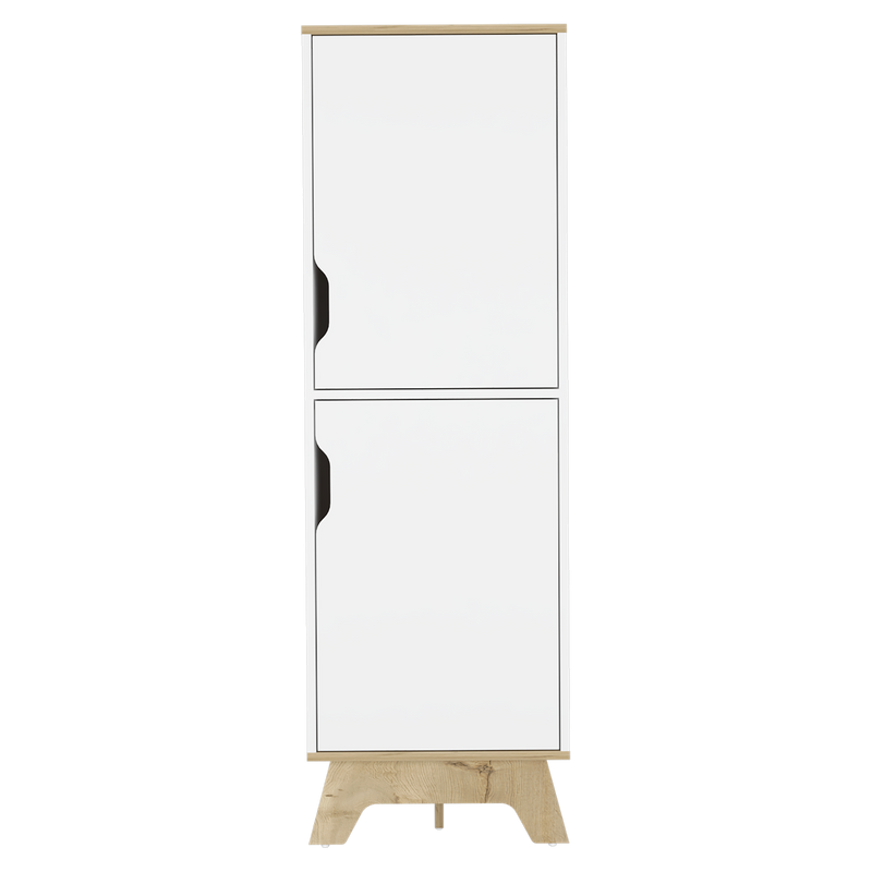 Alacena Diyue Duna Blanca Diseño Moderno 2 Puertas 150.7cm