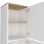 Alacena Diyue Duna Blanca Diseño Moderno 2 Puertas 150.7cm