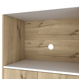 Mueble Microondas Diyue 2 puertas gran capacidad Duna y Blanco moderno 65 x 130cm - Alacenas y Muebles Microondas | Bylmo