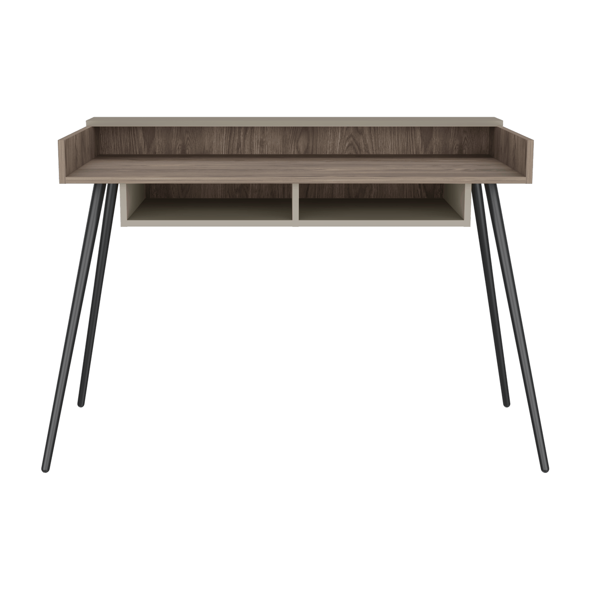 Escritorio Marlow Coñac 124x55x82.7cm MDP Patas Metálicas 5 años Garantía - Escritorios | Bylmo