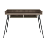 Escritorio Marlow Coñac 124x55x82.7cm MDP Patas Metálicas 5 años Garantía - Escritorios | Bylmo