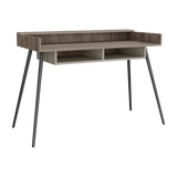 Escritorio Marlow Coñac 124x55x82.7cm MDP Patas Metálicas 5 años Garantía - Escritorios | Bylmo