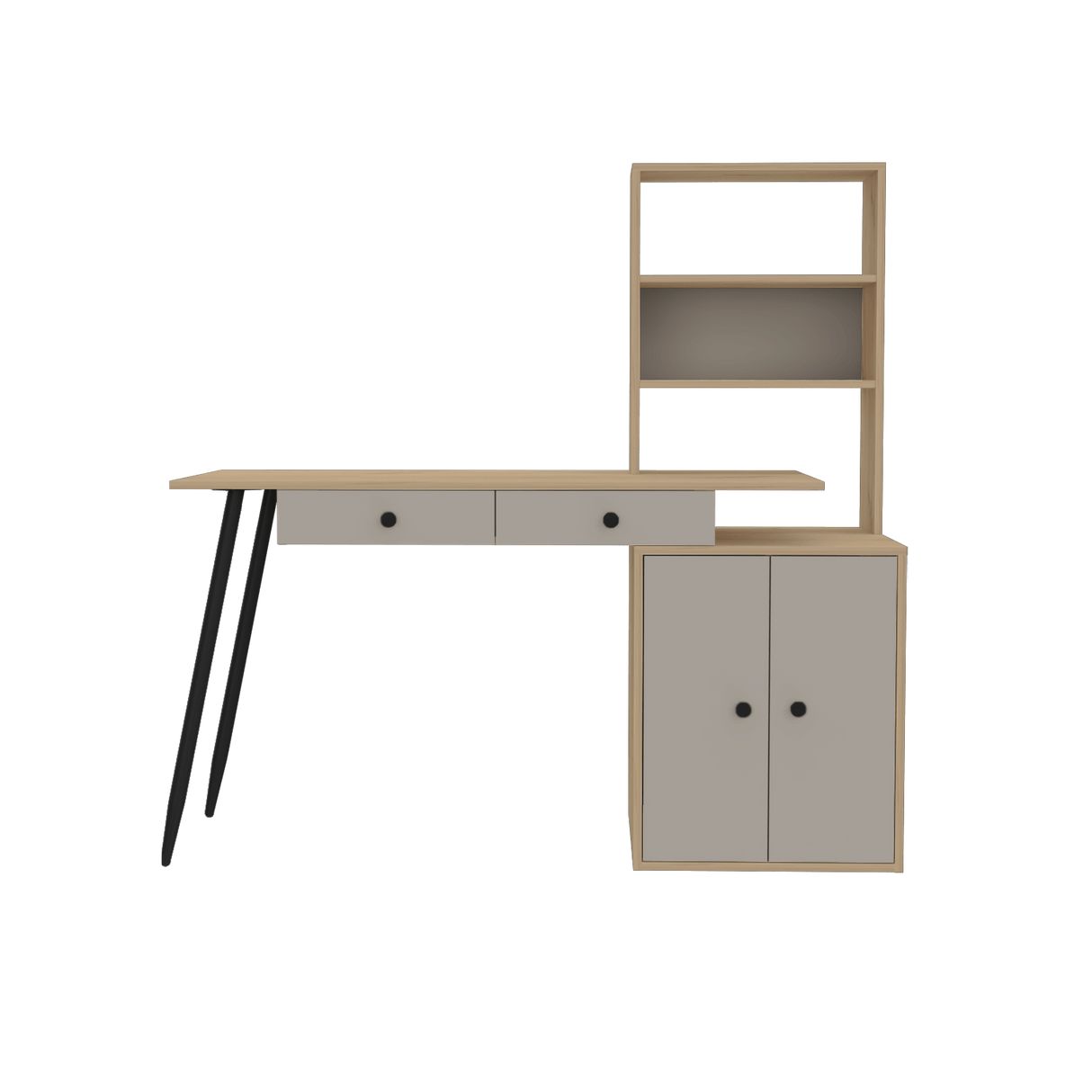 Escritorio Alfari Duna 60x135cm MDP 1 año garantía 30kg capacidad - Escritorios | Bylmo