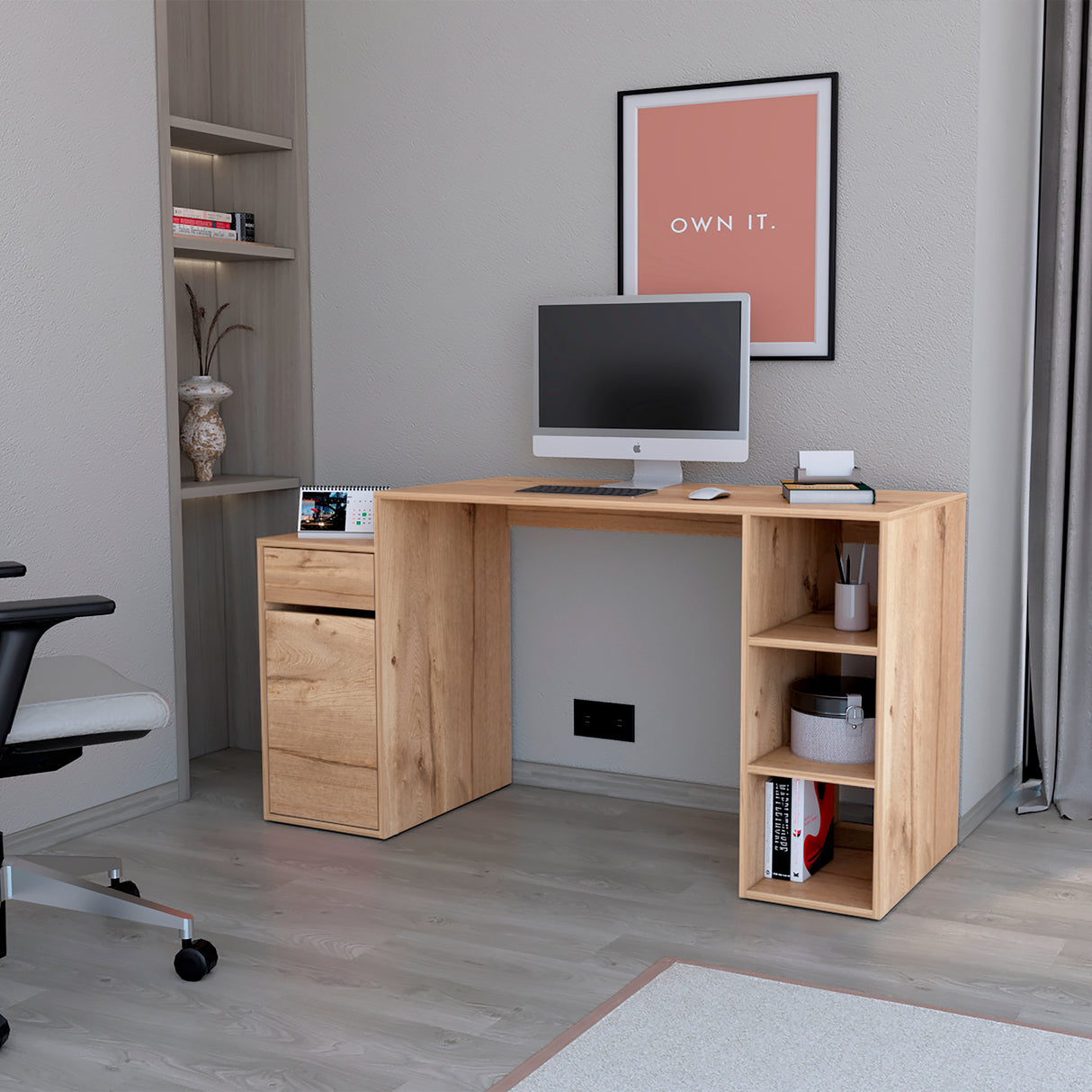 Escritorio Alma Duna Amplia Superficie MDP Moderno - Escritorios | Bylmo