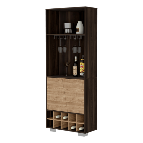 Bar Esquinero Fraktal Habano 65.8x180cm Moderno - Bares | Bylmo