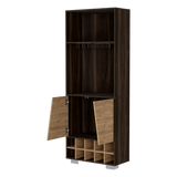 Bar Esquinero Fraktal Habano 65.8x180cm Moderno - Bares | Bylmo