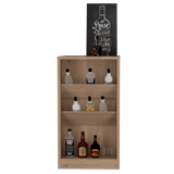 Mesa Bar Syrah Con Entrepaños Inclinados 58x91 Cm Color Rovere Moderna - Bares | Bylmo