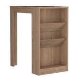 Mesa Bar Syrah Con Entrepaños Inclinados 58x91 Cm Color Rovere Moderna - Bares | Bylmo