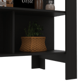 Isla de Cocina Cala 70x103 Wengue Duna 2 Entrepaños - Barras y Muebles Auxiliares | Bylmo