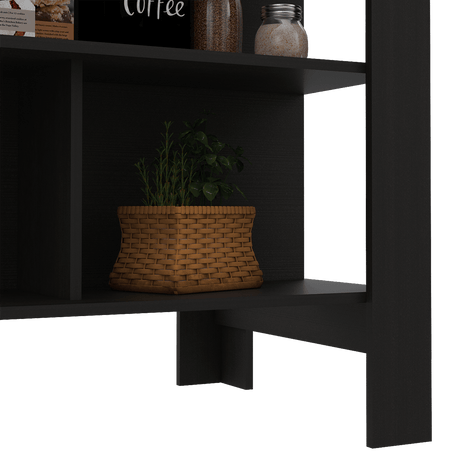 Isla de Cocina Cala 70x103 Wengue Duna 2 Entrepaños - Barras y Muebles Auxiliares | Bylmo