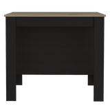 Isla de Cocina Cala 70x103 Wengue Duna 2 Entrepaños - Barras y Muebles Auxiliares | Bylmo