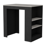 Isla de Cocina Potree Moderno 3 Entrepaños Wengue 59x91.3cm - Barras y Muebles Auxiliares | Bylmo