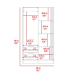 Closet Gantt Wengue 52x180cm Moderno