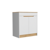 Mueble Inferior De Cocina Soler Blanco Moderno 52x89cm