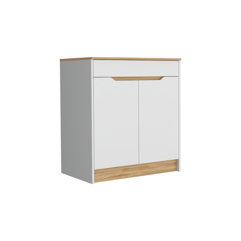 Mueble Inferior De Cocina Soler Blanco Moderno 52x89cm