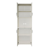 Mueble Auxiliar de Cocina Lyon Blanco 60x170cm Moderno - Barras y Muebles Auxiliares | Bylmo