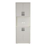 Mueble Auxiliar de Cocina Lyon Blanco 60x170cm Moderno - Barras y Muebles Auxiliares | Bylmo