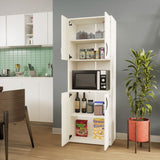 Mueble Auxiliar de Cocina Lyon Blanco 60x170cm Moderno - Barras y Muebles Auxiliares | Bylmo