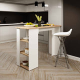 Barra de Cocina Dan 20.9x90.1cm Rovere con 3 Entrepaños - Barras y Muebles Auxiliares | Bylmo