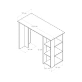 Barra de Cocina Dan 20.9x90.1cm Rovere con 3 Entrepaños - Barras y Muebles Auxiliares | Bylmo