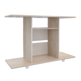 Mesa para TV Prato Moderna Ceniza 100x67.1 cm con 3 Entrepaños - Muebles de TV | Bylmo