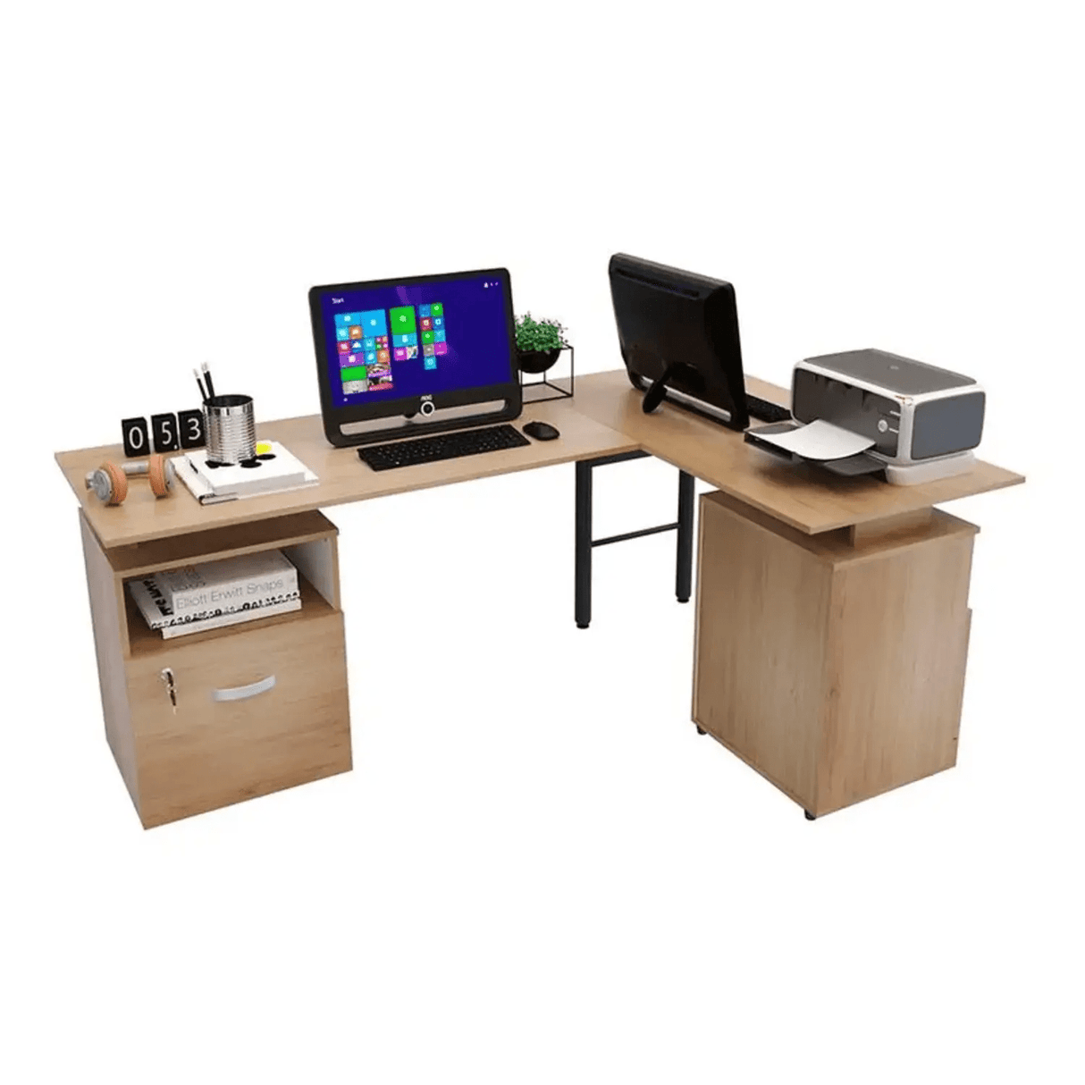 Centro de Computo Asturias 181.1x72.5 cm Rovere Transformable - Escritorios | Bylmo