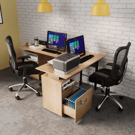 Centro de Computo Asturias 181.1x72.5 cm Rovere Transformable - Escritorios | Bylmo